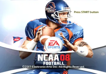 NCAA Football 08 screen shot title